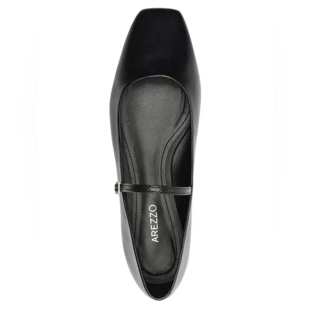 Arezzo Women's Black Mary Jane Flats